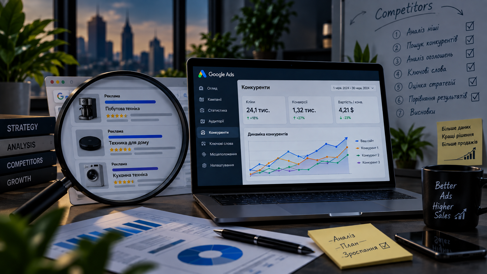 Аналіз конкурентів для Google Ads: 7 інструментів та покрокова інструкція